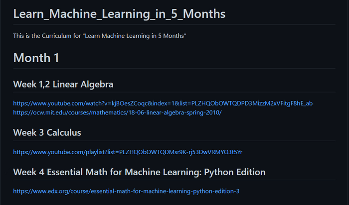 Machine Learning in 5 Months